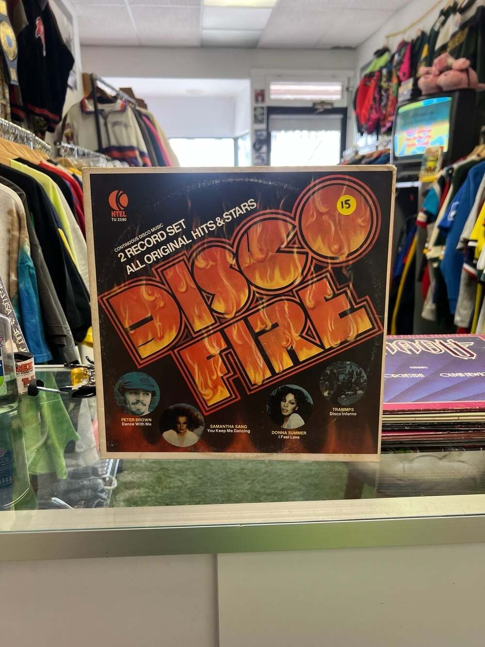 K-Tel Disco Fire 2 Record Set Vinyl Compilation 1978